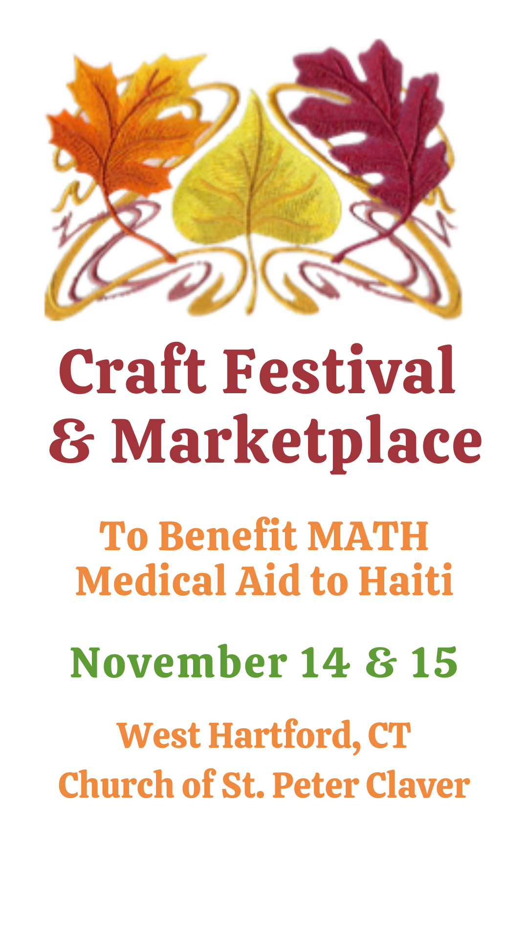 West Hartford, CT Medical Aid to Haiti Nov. 14-15 2026