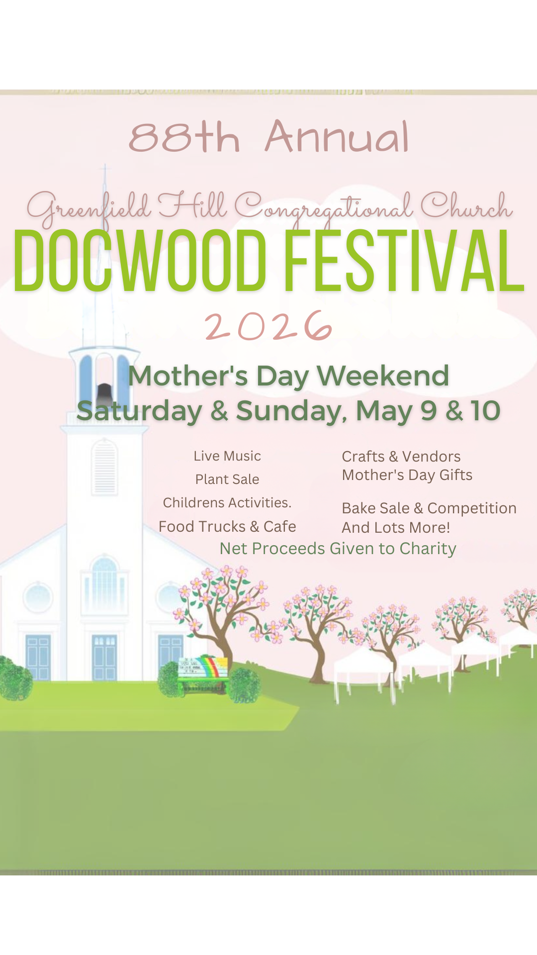 Dogwood Festival - Fairfield, CT May 9-10,2026