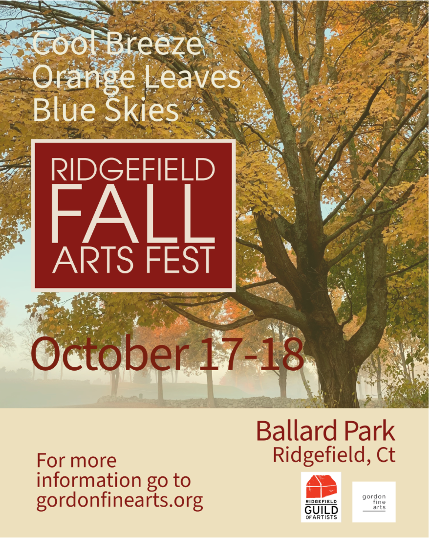 Ridgefield Fall Arts Festival, Ridgefield, Connecticut October 17-18, 2026