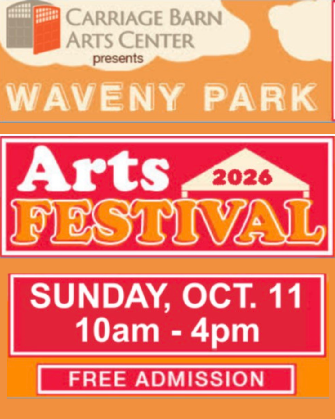 Waveny Arts Festival, New Canaan, CT Oct. 11, 2026